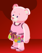 pink cupcake bear