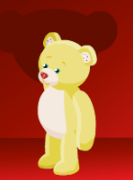 yellow cake bear